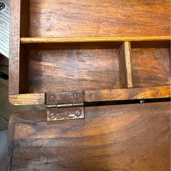 Vintage Writing Desk Secretary Chest Keepsake Box Writing Table